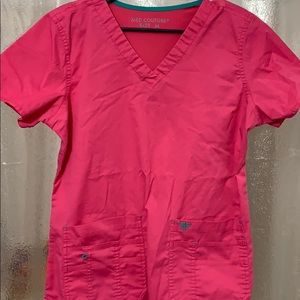 met couture scrub top, medium